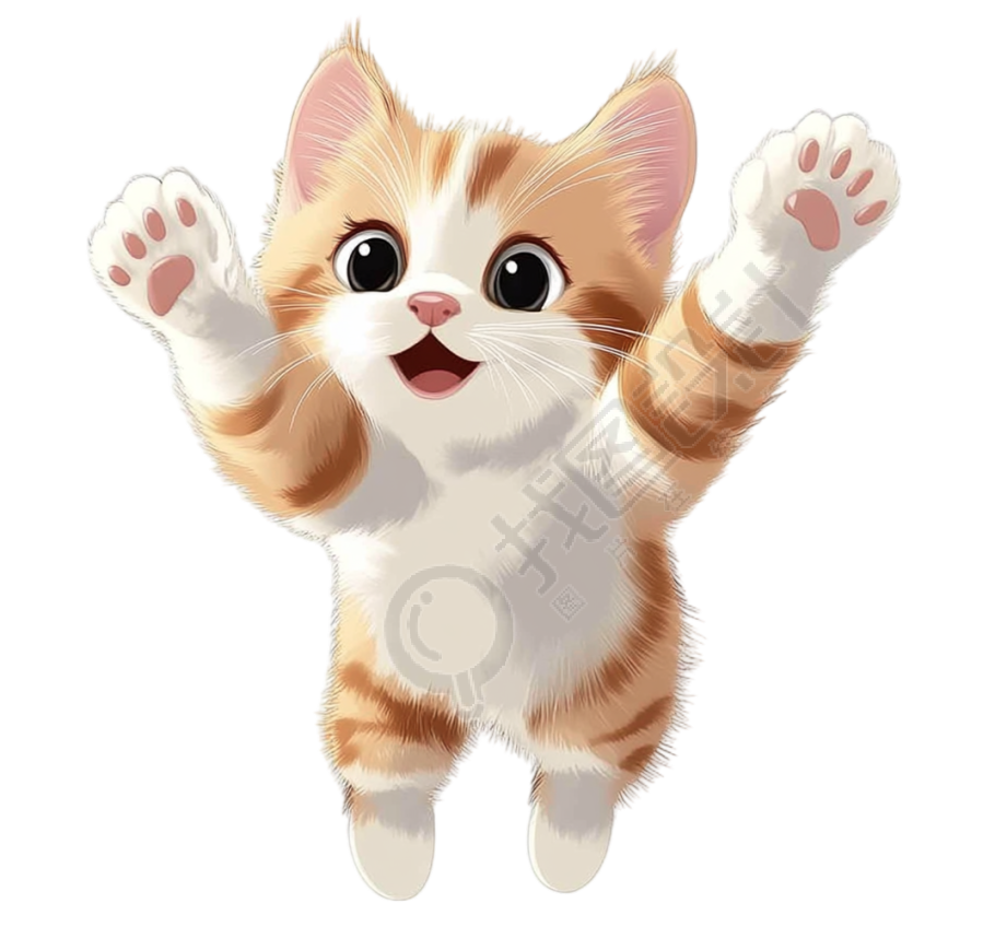 猫咪玩耍素材