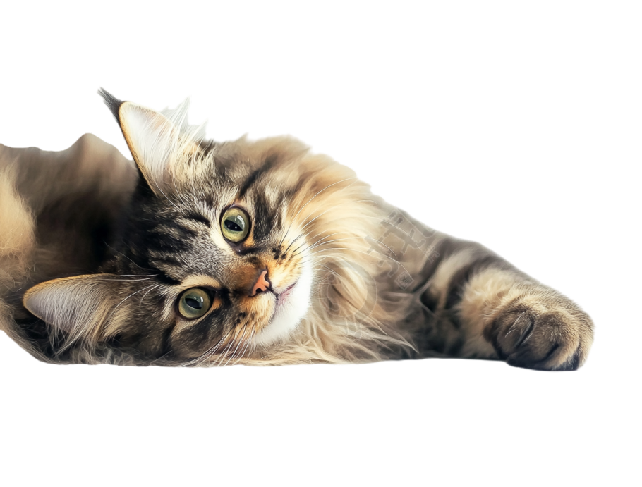 缅因猫休息插图