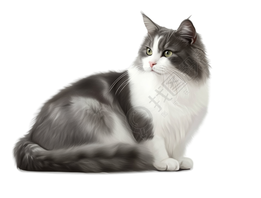 卡通小猫素材