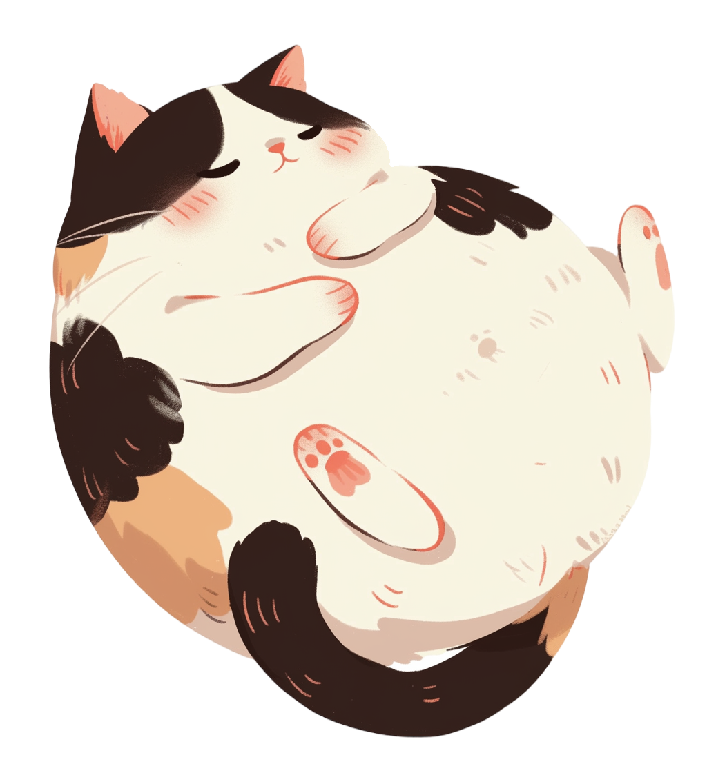 猫咪睡觉元素