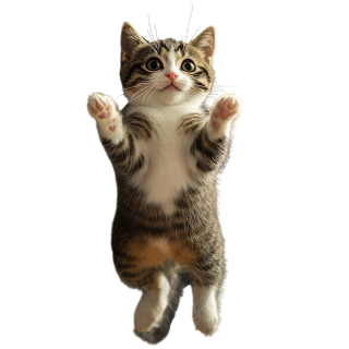 猫咪跳跃插图
