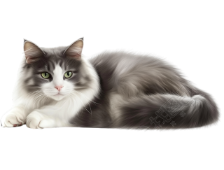卡通小猫高清图形素材