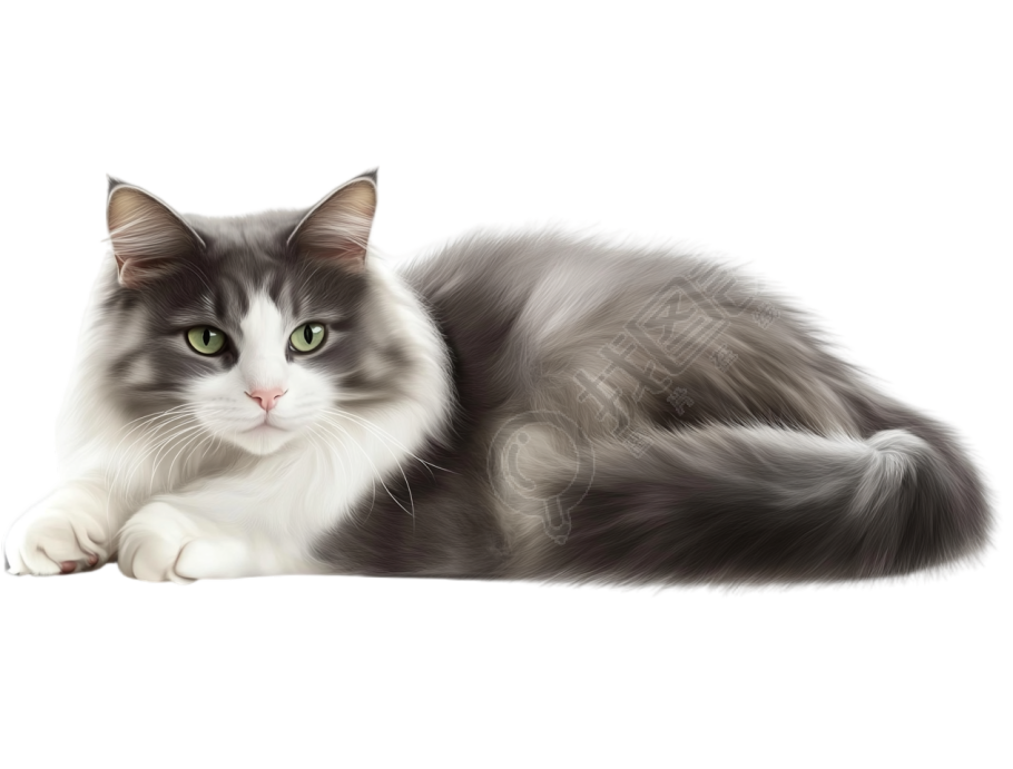 卡通小猫高清图形素材