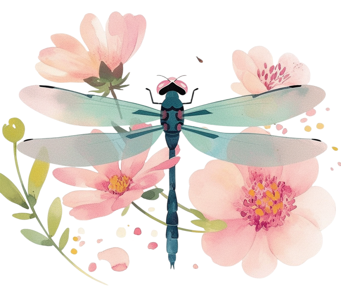 可爱蜻蜓素材