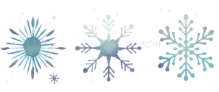 雪花卡通元素