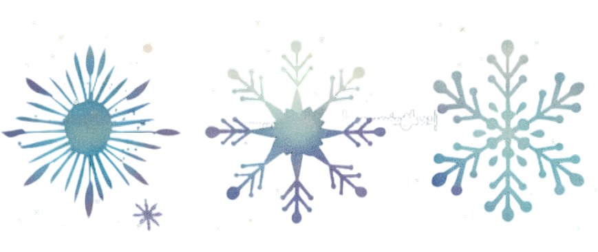 雪花卡通元素