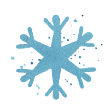 雪花卡通插图
