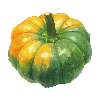南瓜商业设计插画