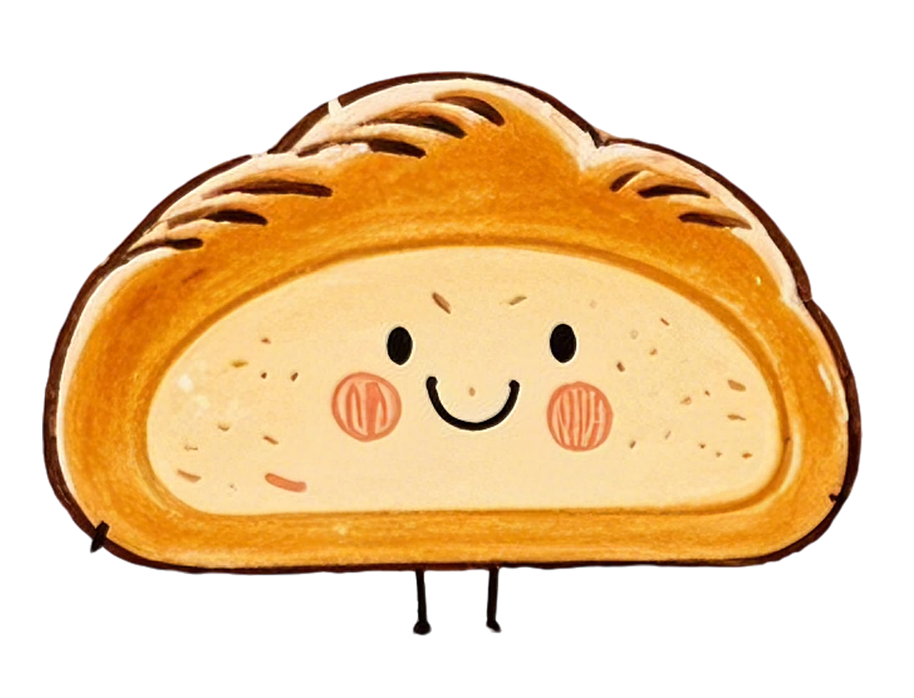 酸面包卡通插图