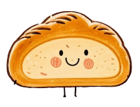 酸面包卡通插图