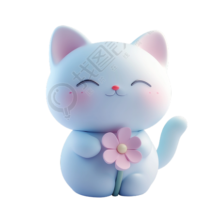 卡通猫唯美元素