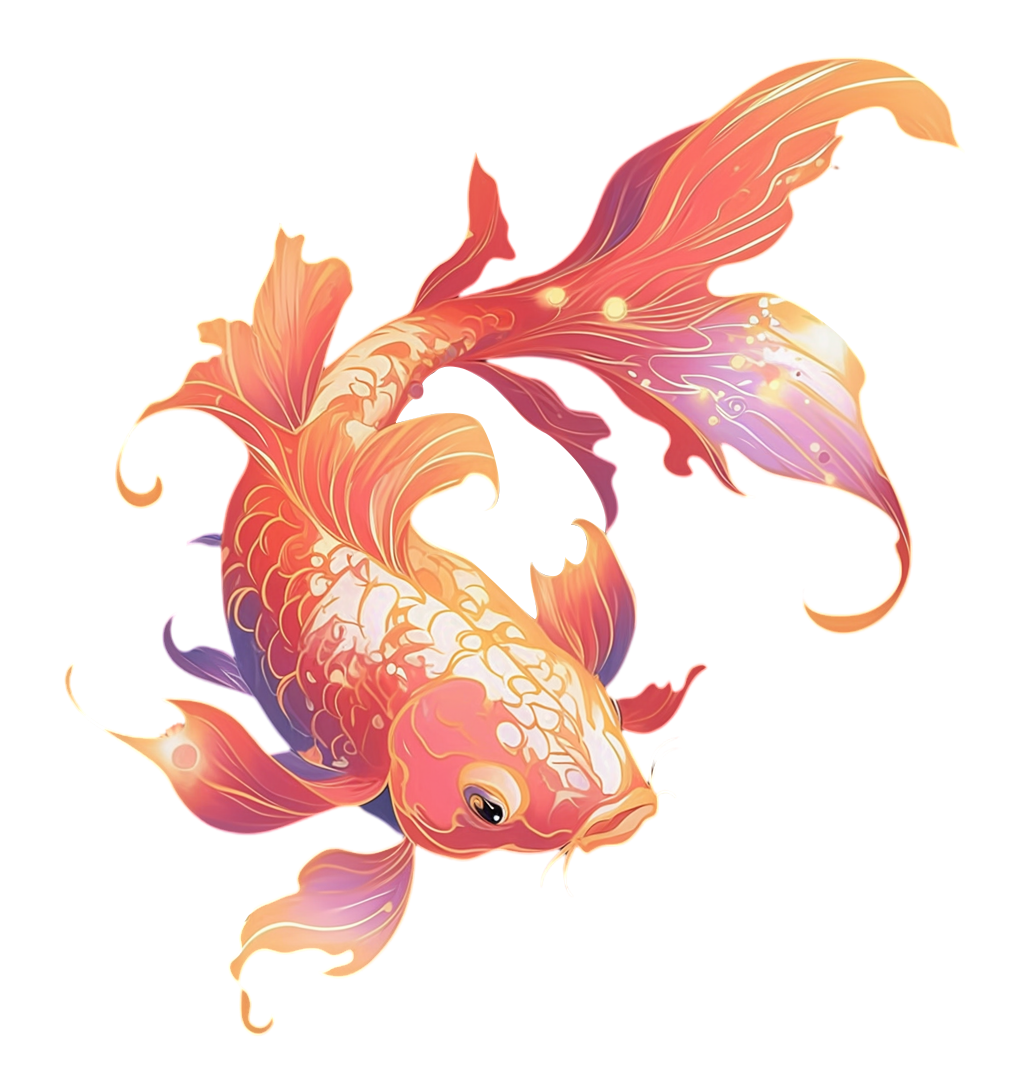 金鱼可爱素材