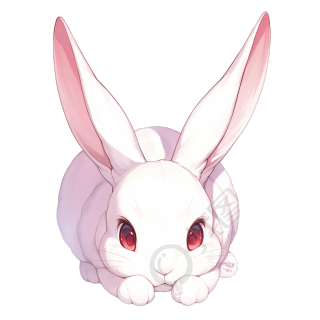兔子PNG卡通插画