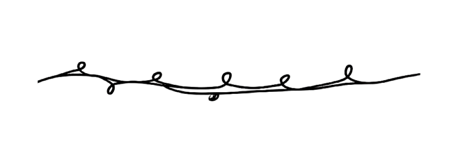 叶片线条黑色插画