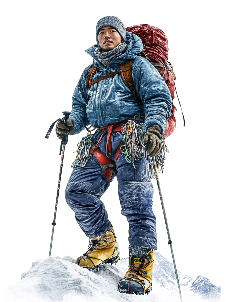 登山高清图形元素
