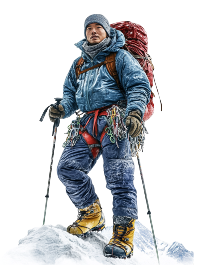 登山高清图形元素