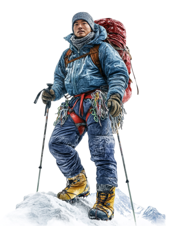 登山高清图形元素