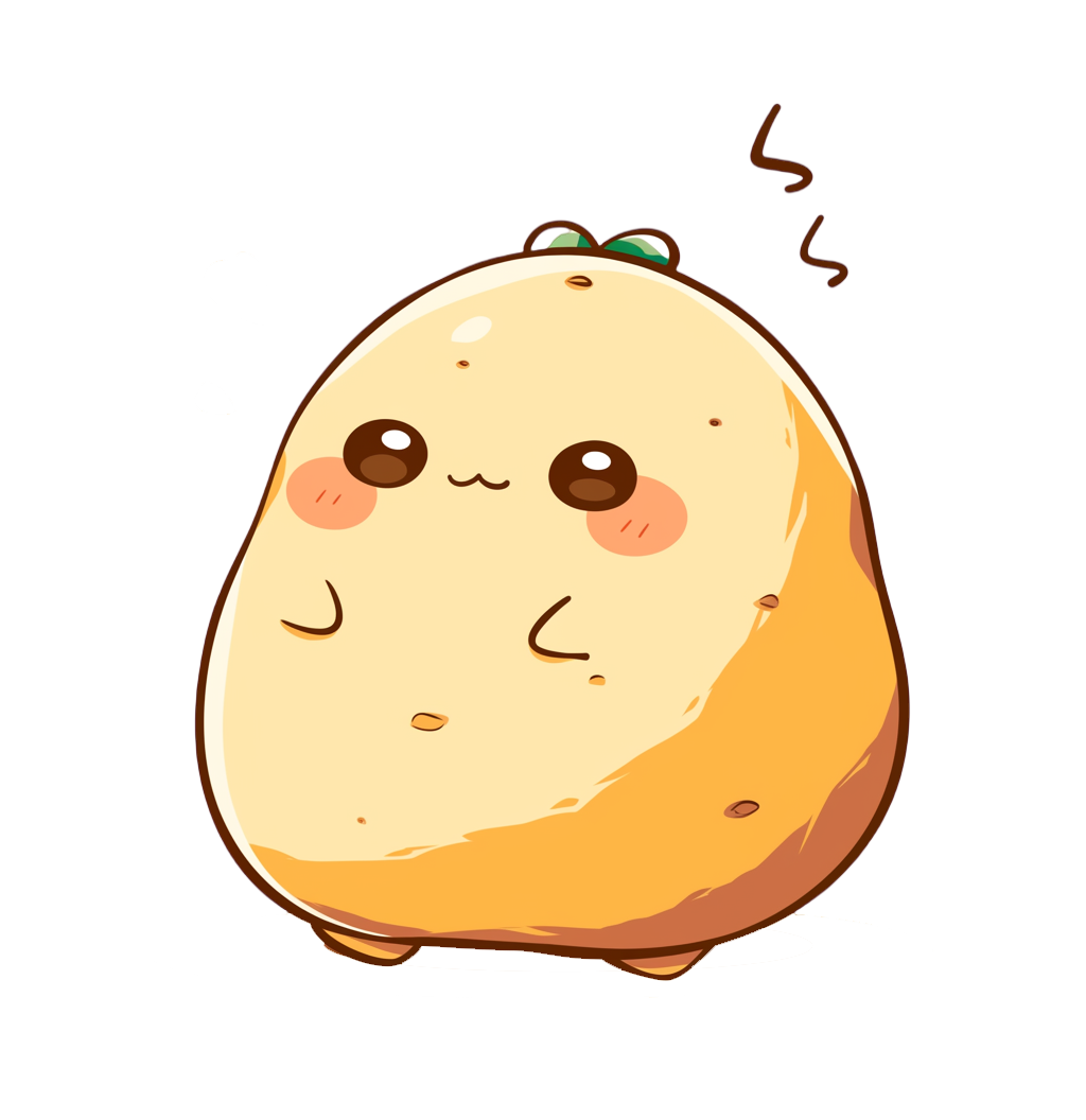 可爱土豆创意元素