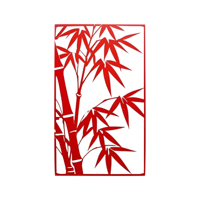 竹子剪纸可商用插图