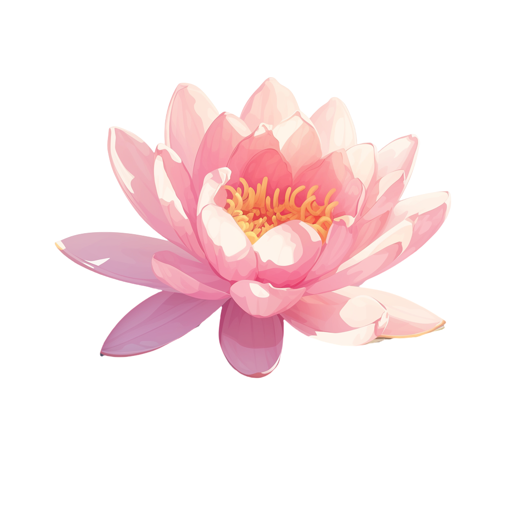 粉色睡莲元素