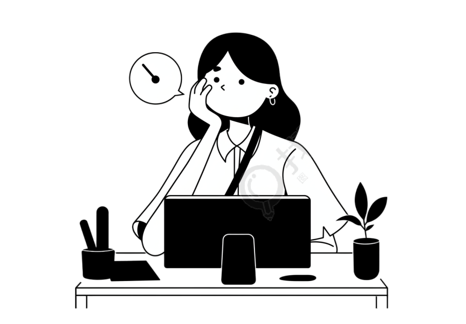 简约风格女性工作素材