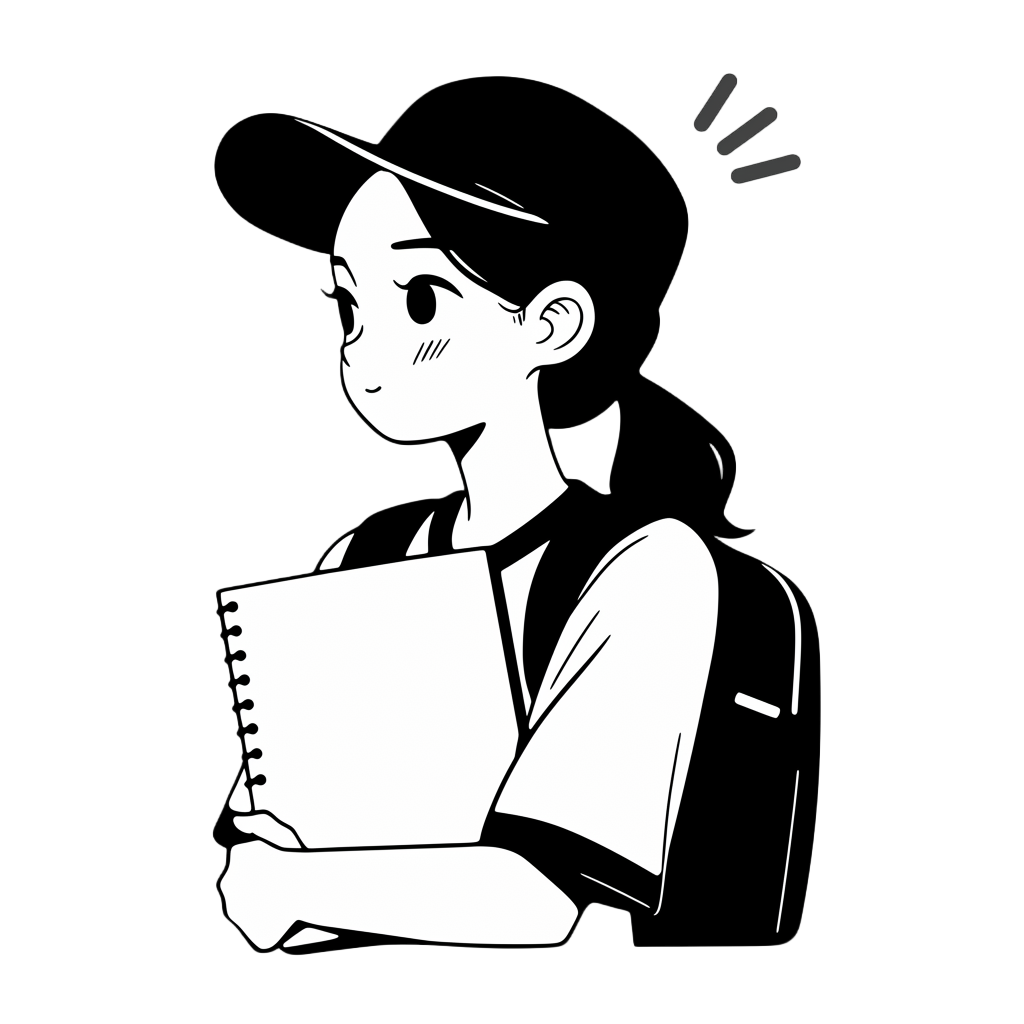 女孩阅读人物元素