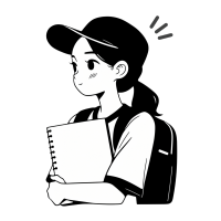 女孩阅读人物元素