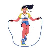 女子跳绳元素