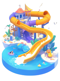 3D水滑梯可商用元素