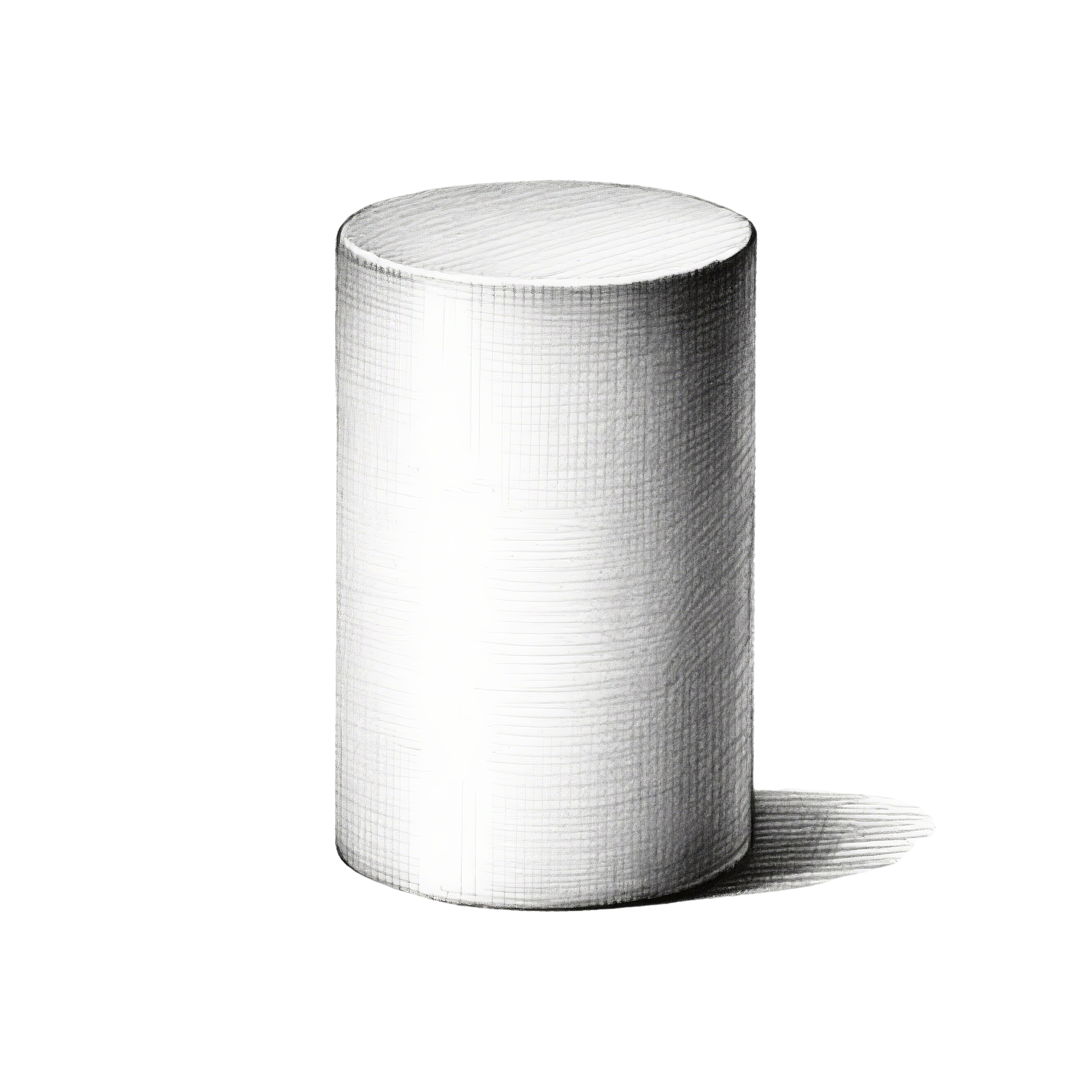 圆柱体矢量插画
