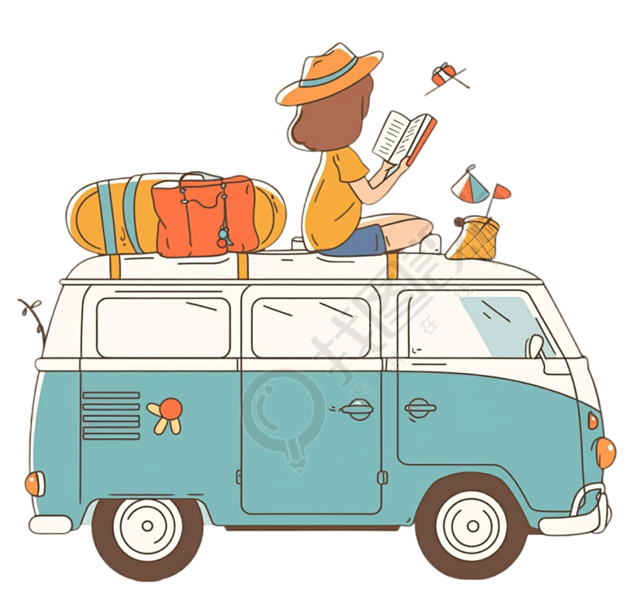 家庭公路旅行插图