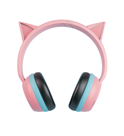 猫耳耳机插画