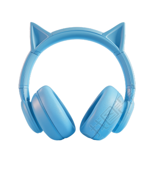 3D猫耳耳机元素