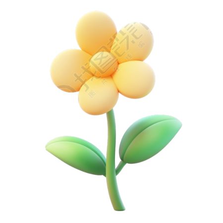 3D小花唯美素材