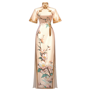 传统服饰旗袍插图