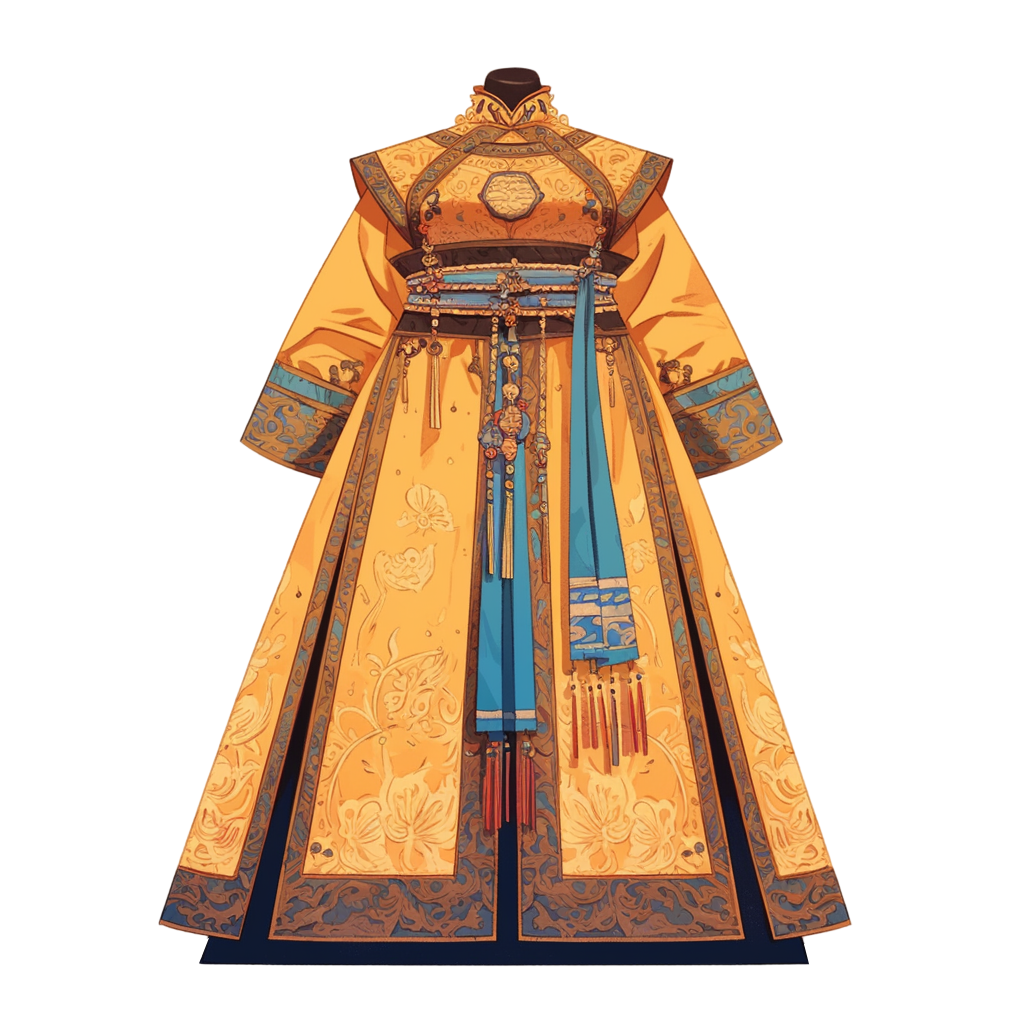 传统服饰蒙古服装元素