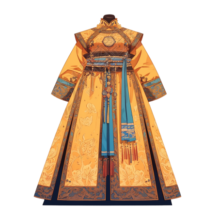 传统服饰蒙古服装元素