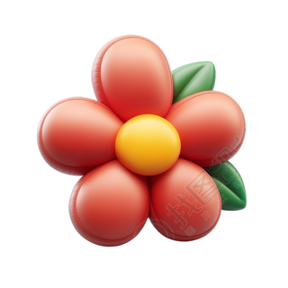 3D小花唯美元素