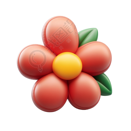 3D小花唯美元素