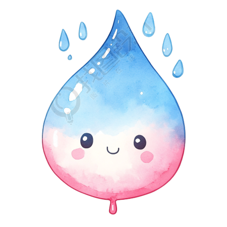 水滴可爱创意素材