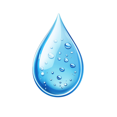 水滴透明背景插画