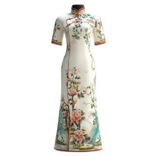 传统服饰旗袍素材