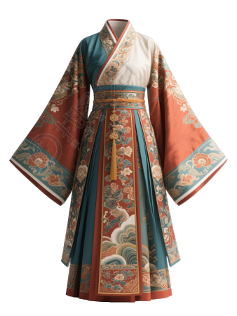 传统服饰汉服插画
