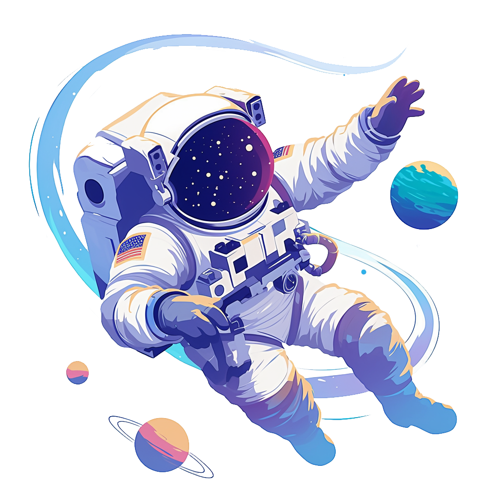 星际穿越宇航员插画