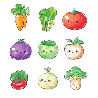 健康蔬菜可商用插图