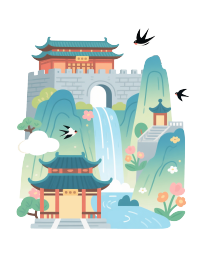 中国古风建筑素材
