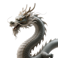 3D中国龙PNG元素