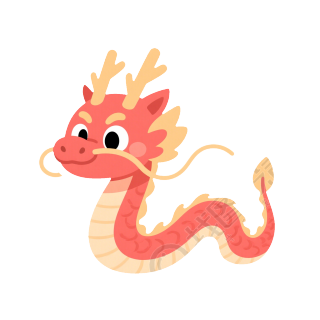 可爱中国龙插图