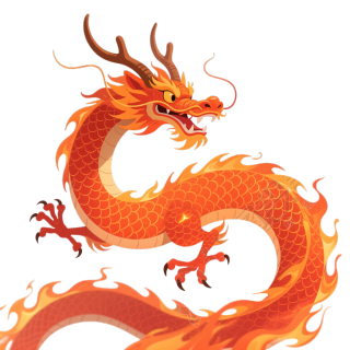 中国龙可商用插画