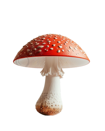 3D蘑菇透明背景素材